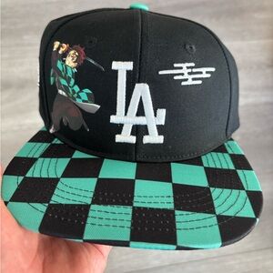 Rare HTF Demon Slayer x Dodgers Hat 8/15 Giveaway SGA MLB Los Angeles Official